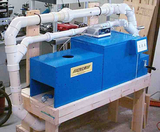 FLow Quik Test Plenum and Air Supply built by Farrel Vaughan